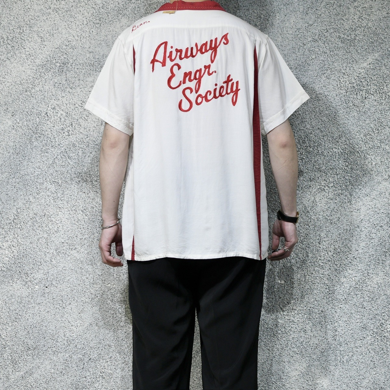 ~60's NAT NAST rayon bowling shirt