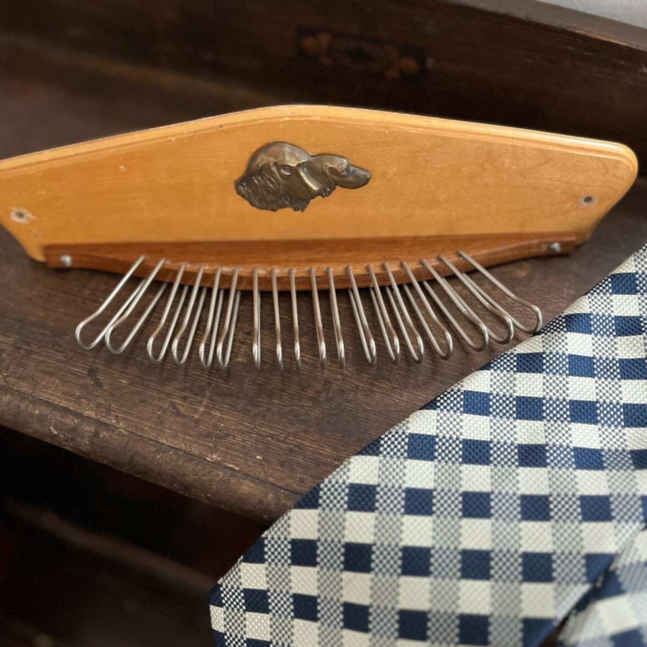 ヴィンテージ ネクタイホルダー Vintage Wood Tie Holder | my desk 