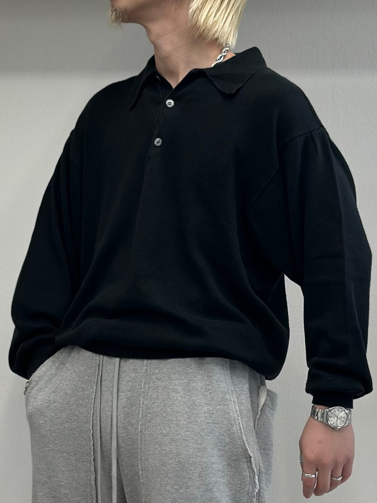 00s LANDS\u0027END Half Zip Pullover Cotton Knit | miyabi clothing 