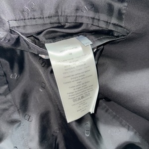 DIOR MEN by Kim Jones deformation black double breasted tailored jacket