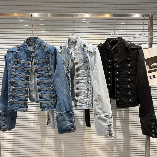 Denim napoleon jacket　B3397