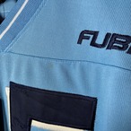 FUBU GAME SHIRT フブ ゲームシャツ 05 オーバーサイズ　ライトブルー