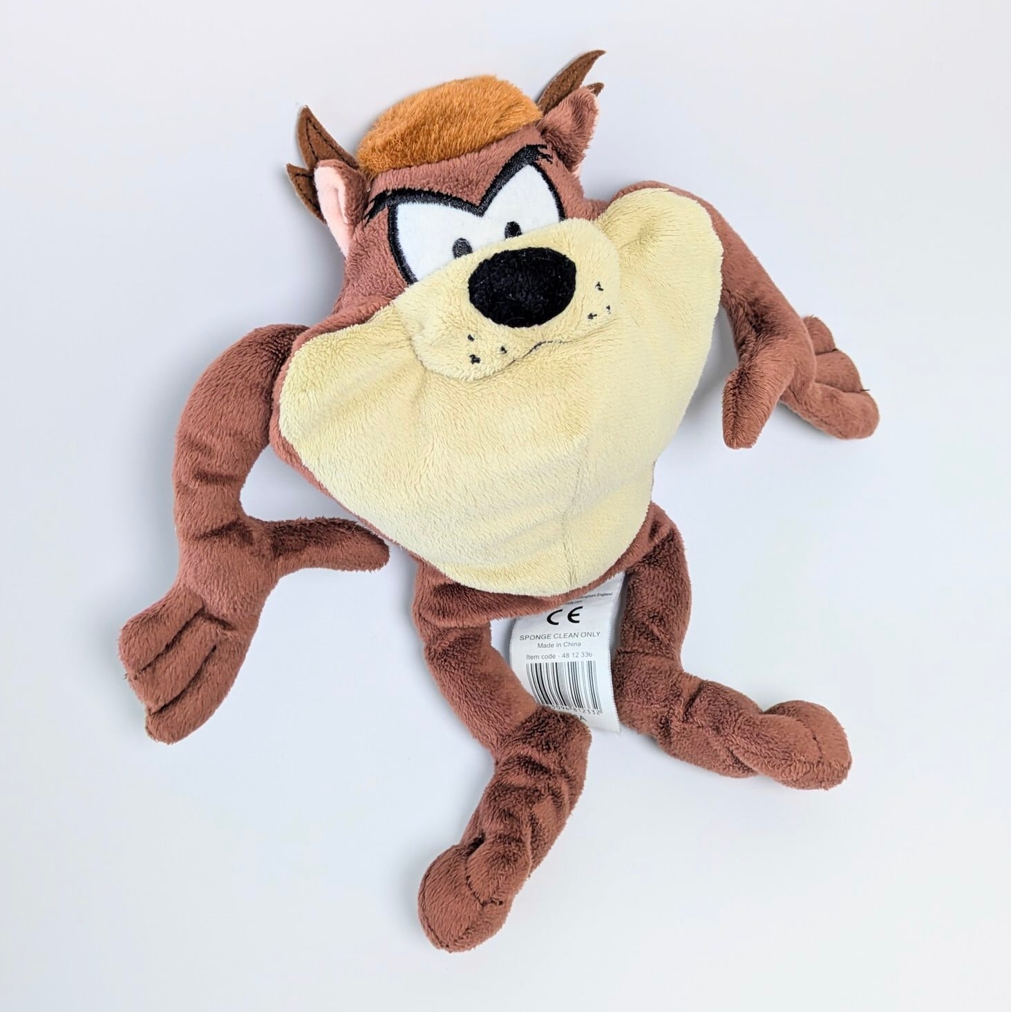 ☆VINTAGE Early 2000s☆【 Looney Tunes ( ルーニーテューンズ )】 タズマニアンデビル プラッシュトイ/ TAZ / ビーンぬいぐるみ〚アメリカン雑貨 アメトイ〛