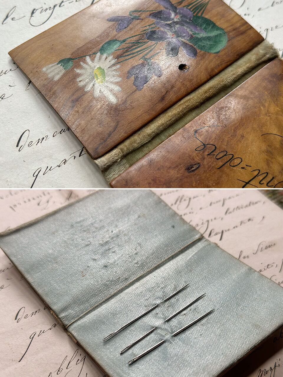 モシュリンヌ ニードルケース すみれ マーガレット | Brocante de La