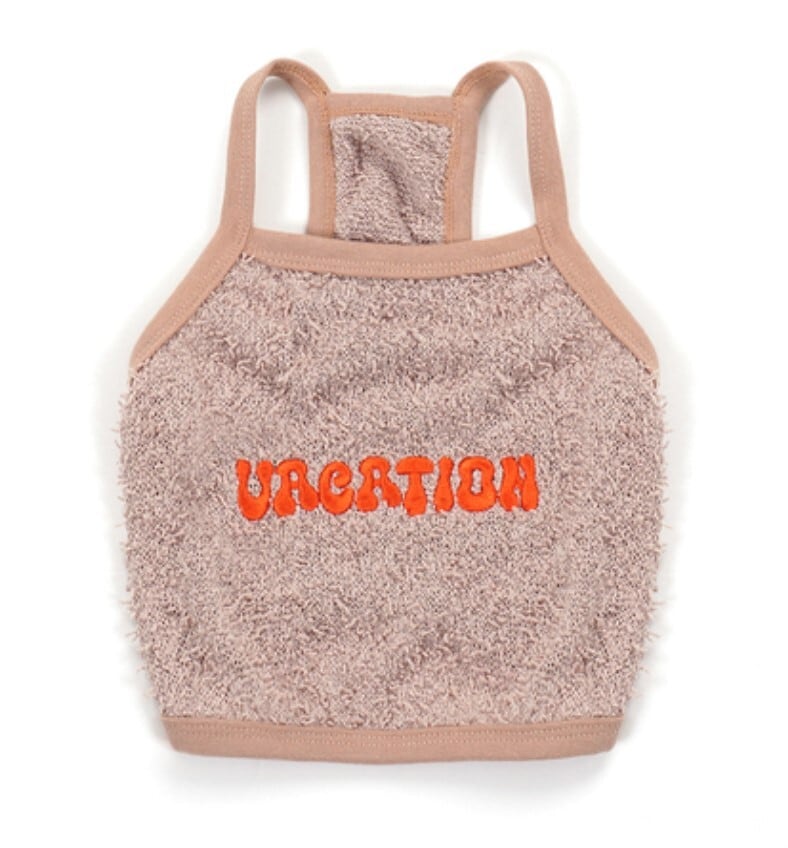 予約【noonoosoom】Vacation Crop Top (Beige)