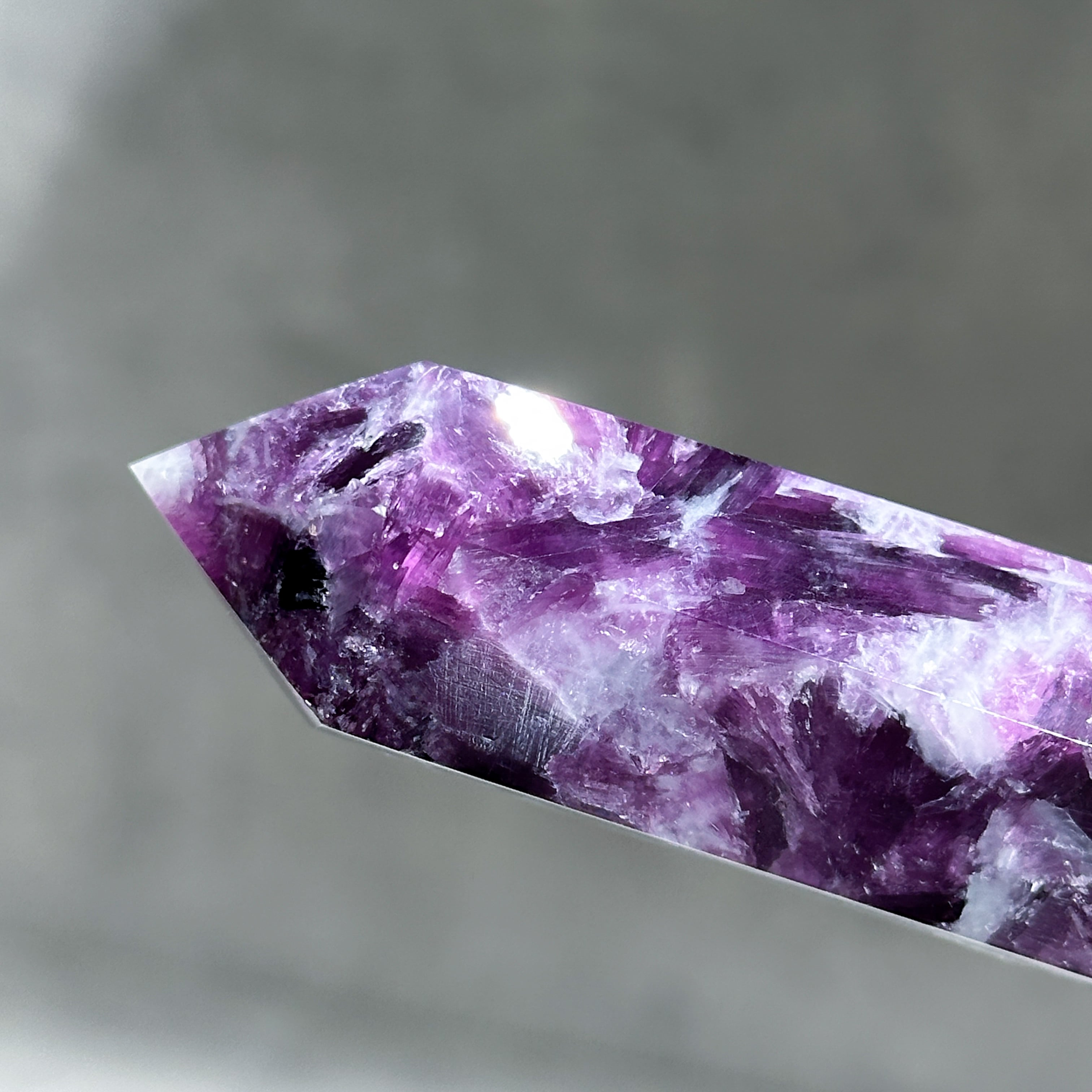 レピドライト タワー型13◇ Lepidolite ◇天然石・鉱物