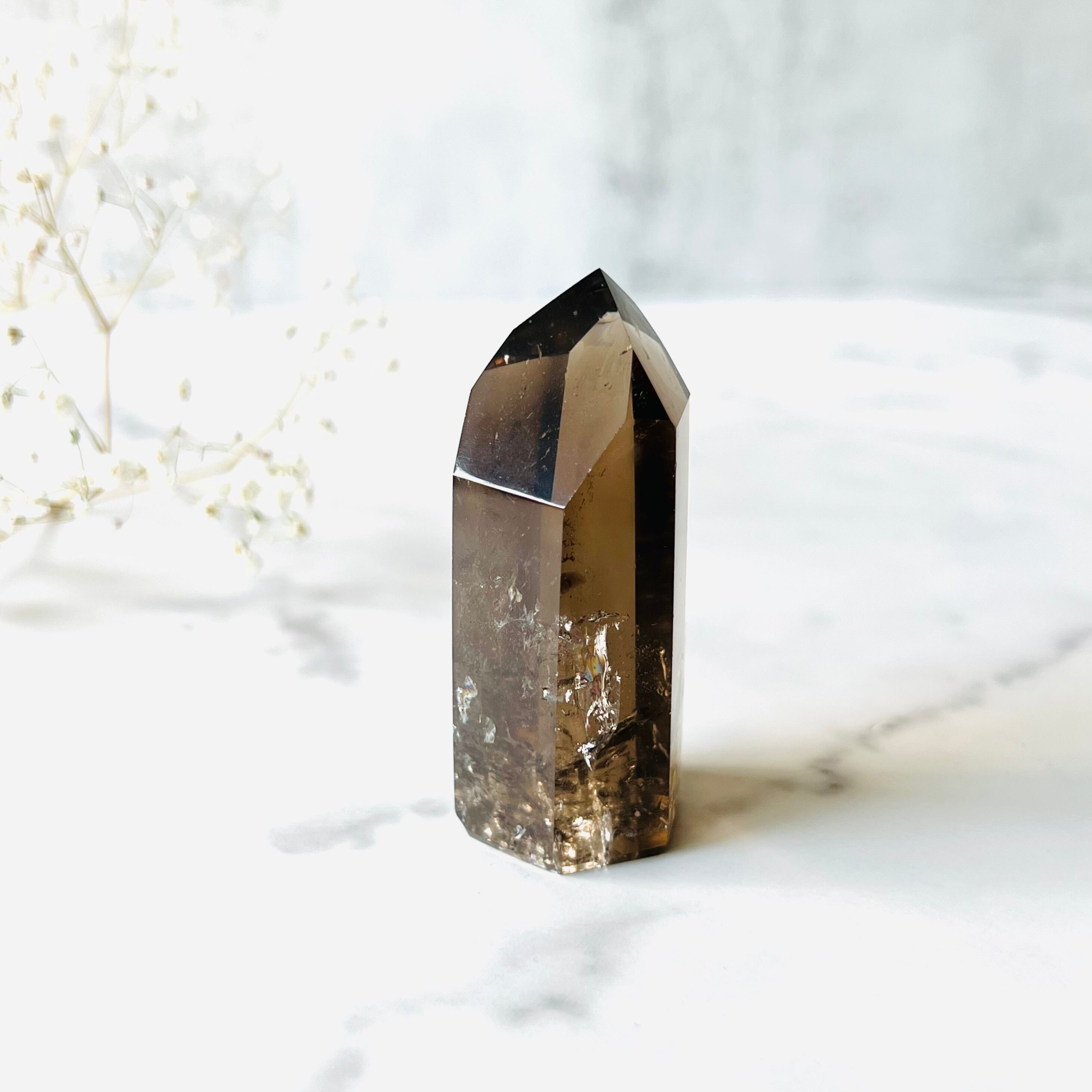 ブラジルバイーア州産 スモーキークォーツポイント | Mt.Sophia 天然石