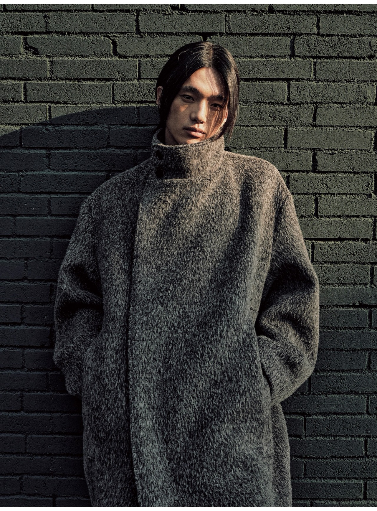JCAESAR STUDIO Asymmetric Wool Cocoon Coat