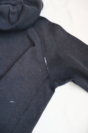 Russell Athletic gray damaged hoodie