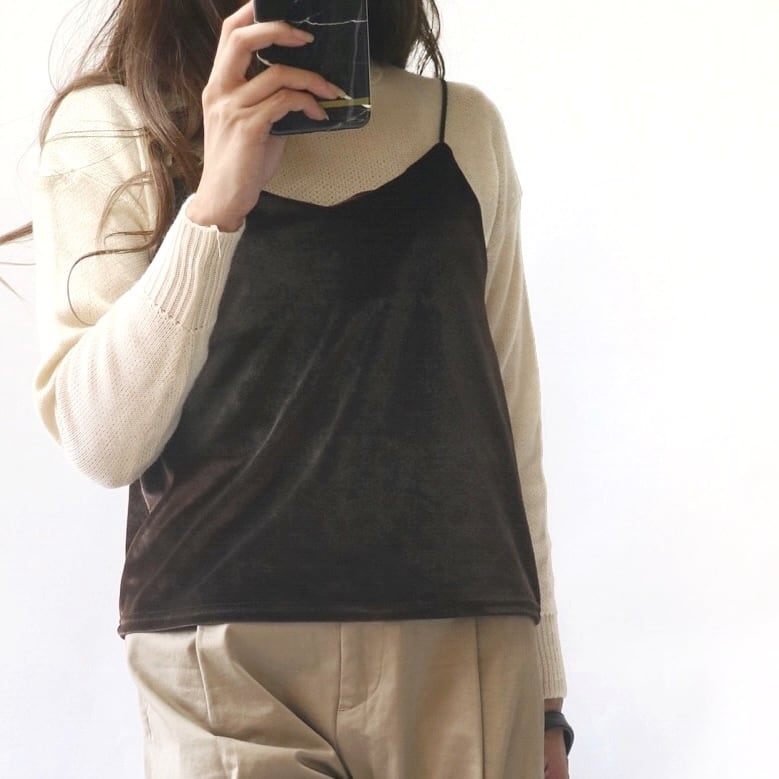 ベロアビスチェ