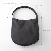 Cotton Hobo bag チャコール