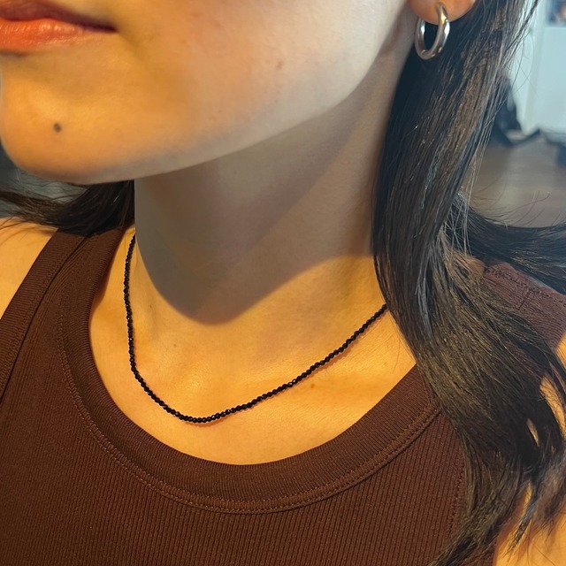crystal beads necklace
