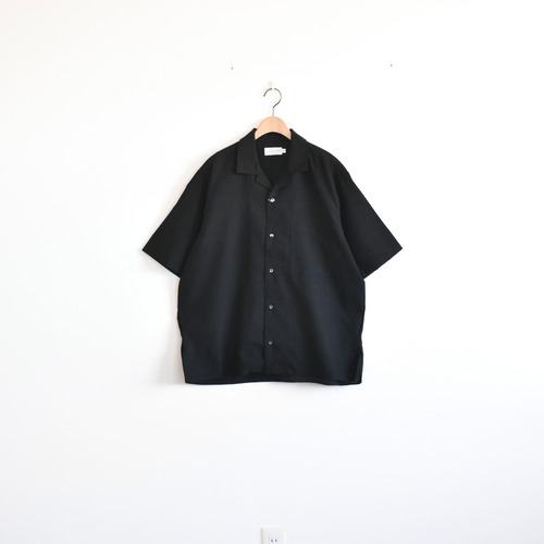 MANUAL ALPHABET | RICH BUCHER S/S OPEN COLLAR SHIRT