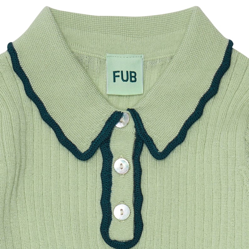 FUB / Rib Polo / PISTACHIO | HAKONIWA PRODUCTS | ハコニワ