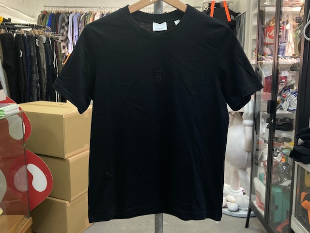 BURBERRY EMBROIDERY LOGO TEE BLACK SMALL 30KG7889