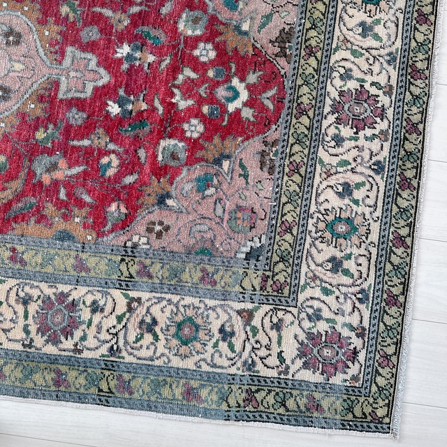 トルコ ヴィンテージラグ TR039 | カイセリ | 122cm × 215cm