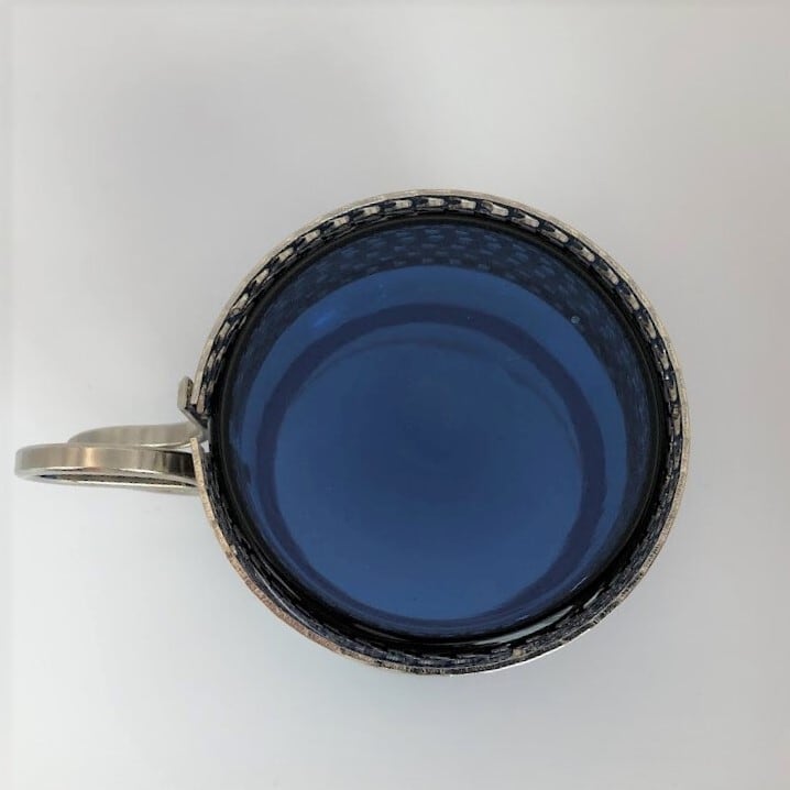 イッタラ ツァイッカ iittala Tsaikka ホルダー付きグラス ブルー