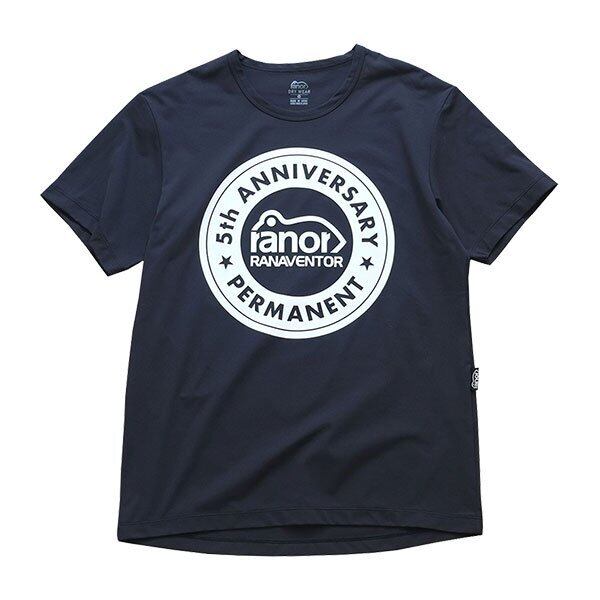 ranor(ラナー) 5th ANNIVERSARY T-SHIRT BLACK