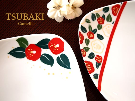 椿 TSUBAKI 転写紙 A3サイズ （ポーセリンアート用転写紙
