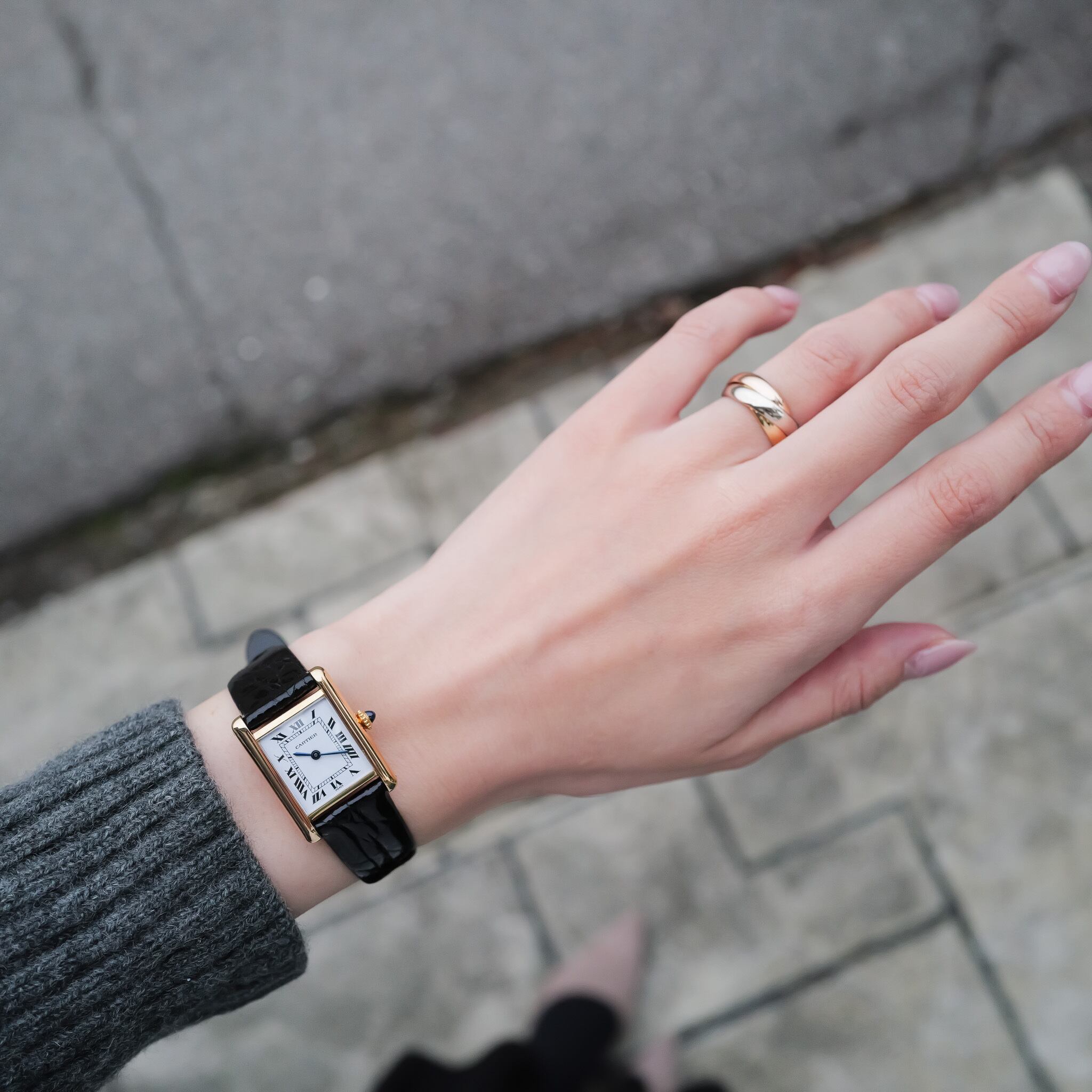 カルティエ タンクルイSM Paris文字盤 手巻き | Ante Official select