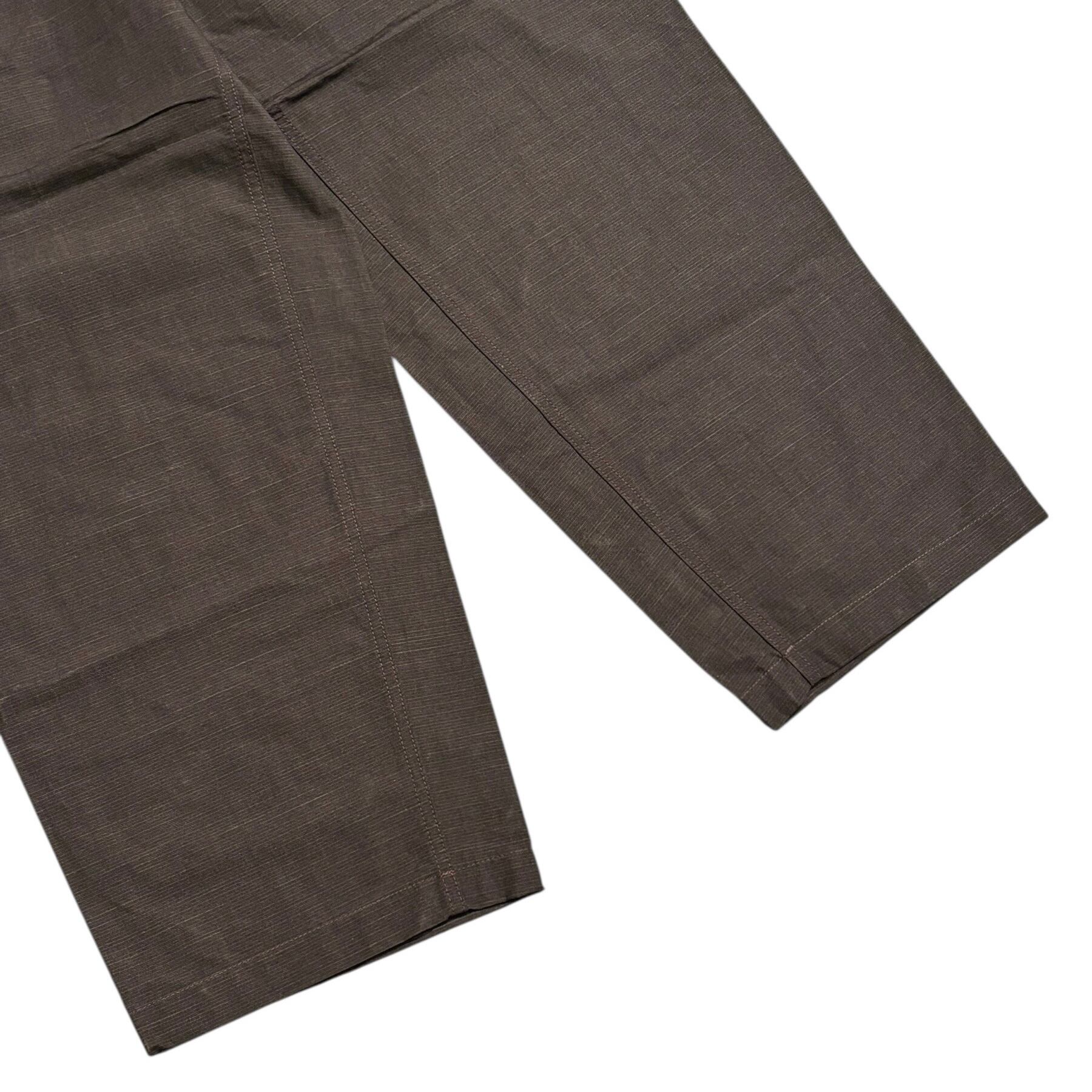NOROLL THICKWALK N.WEATHER PANTS - DARKEST BROWN / ノーロール
