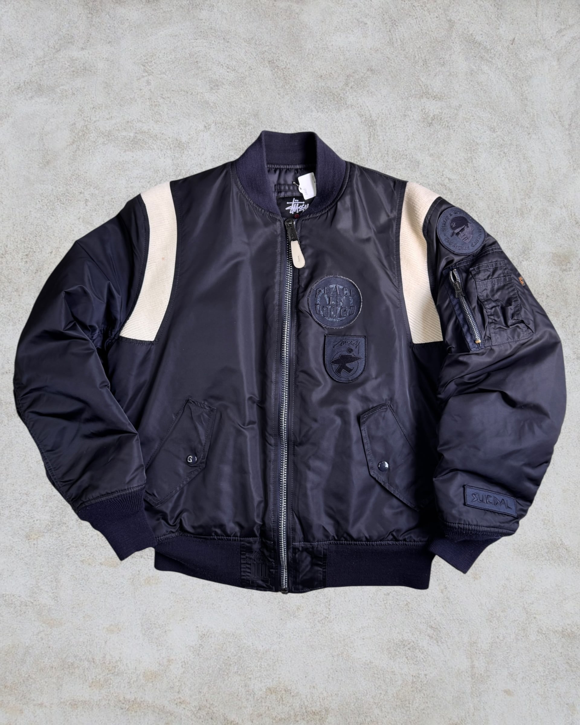 Special!!】00's old stussy × Alpha Design Nylon Jacket 