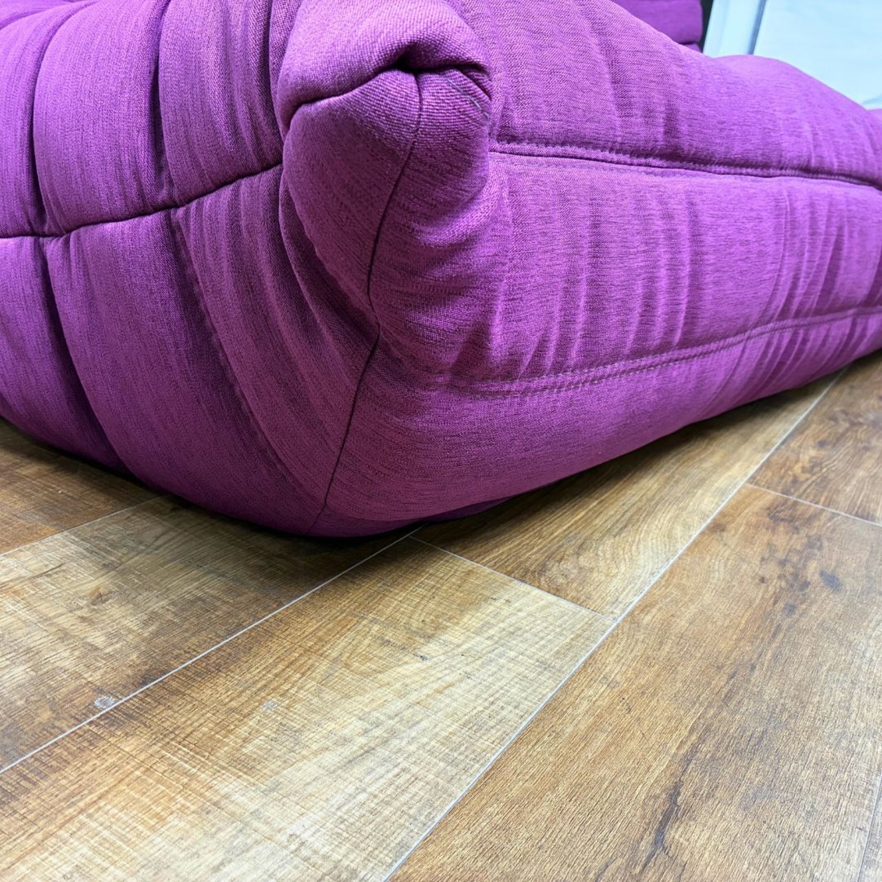ligne roset リーン・ロゼ ROSETTogo ロゼトーゴ 3P 3人掛けソファ デザイナーズ家具 モダン パープル系【中古】【350サイズ】