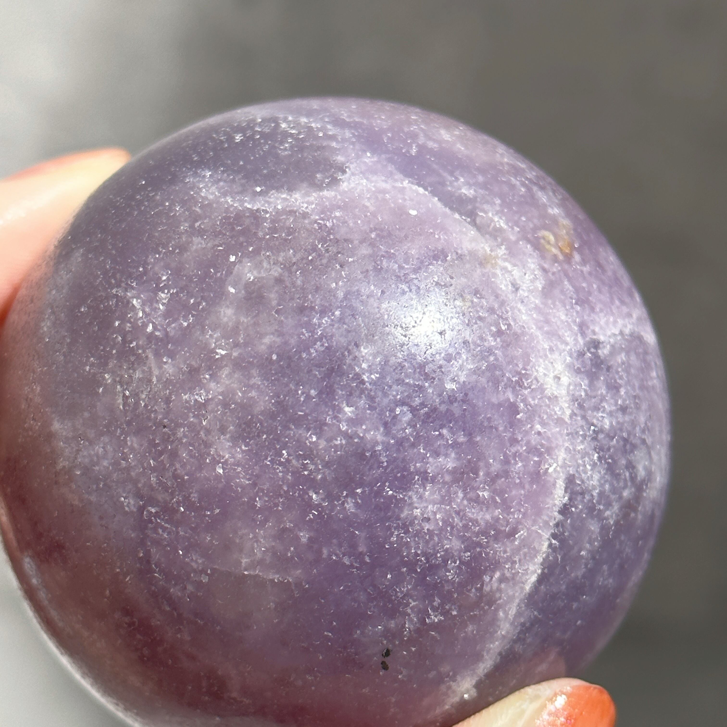 レピドライト スフィア02◇Lepidolite◇天然石・鉱物・パワーストーン