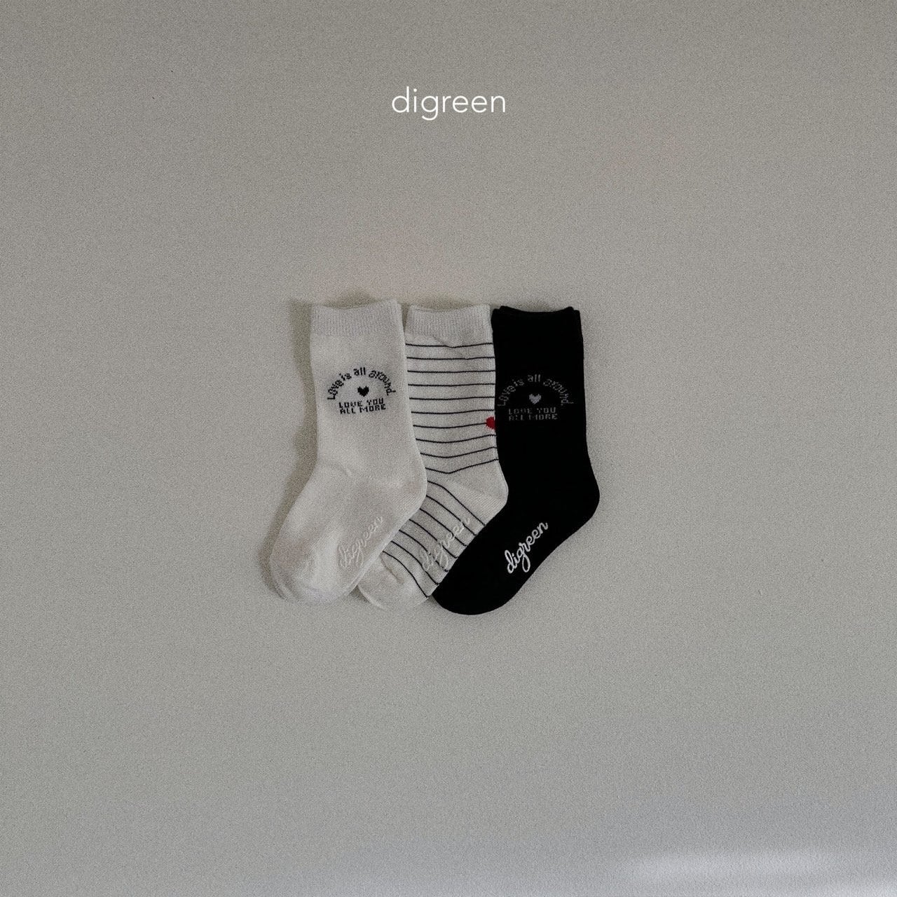 love socks【digreen】※3月中旬発送予定