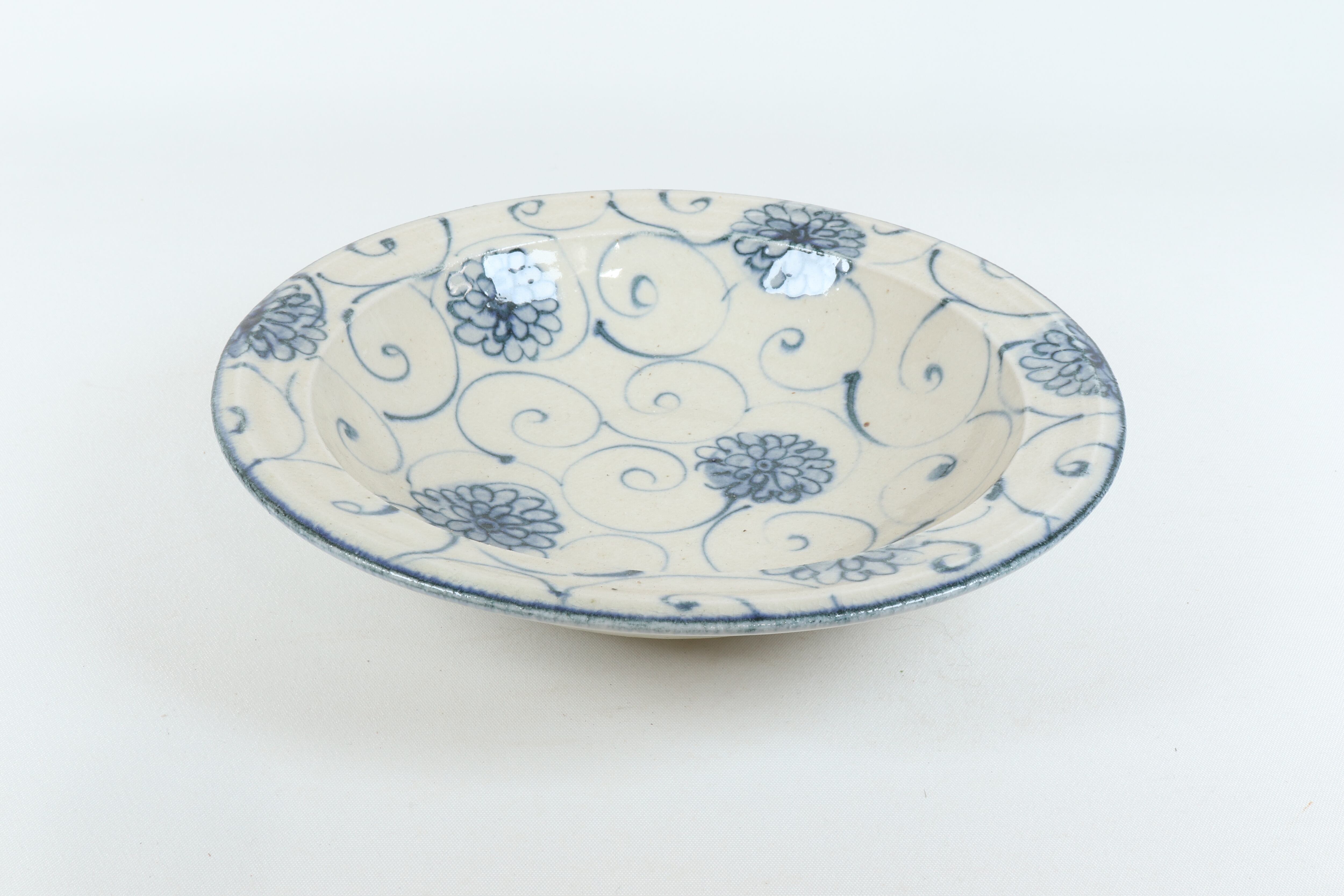 安南 スープ皿 花唐草【B級品 特価】