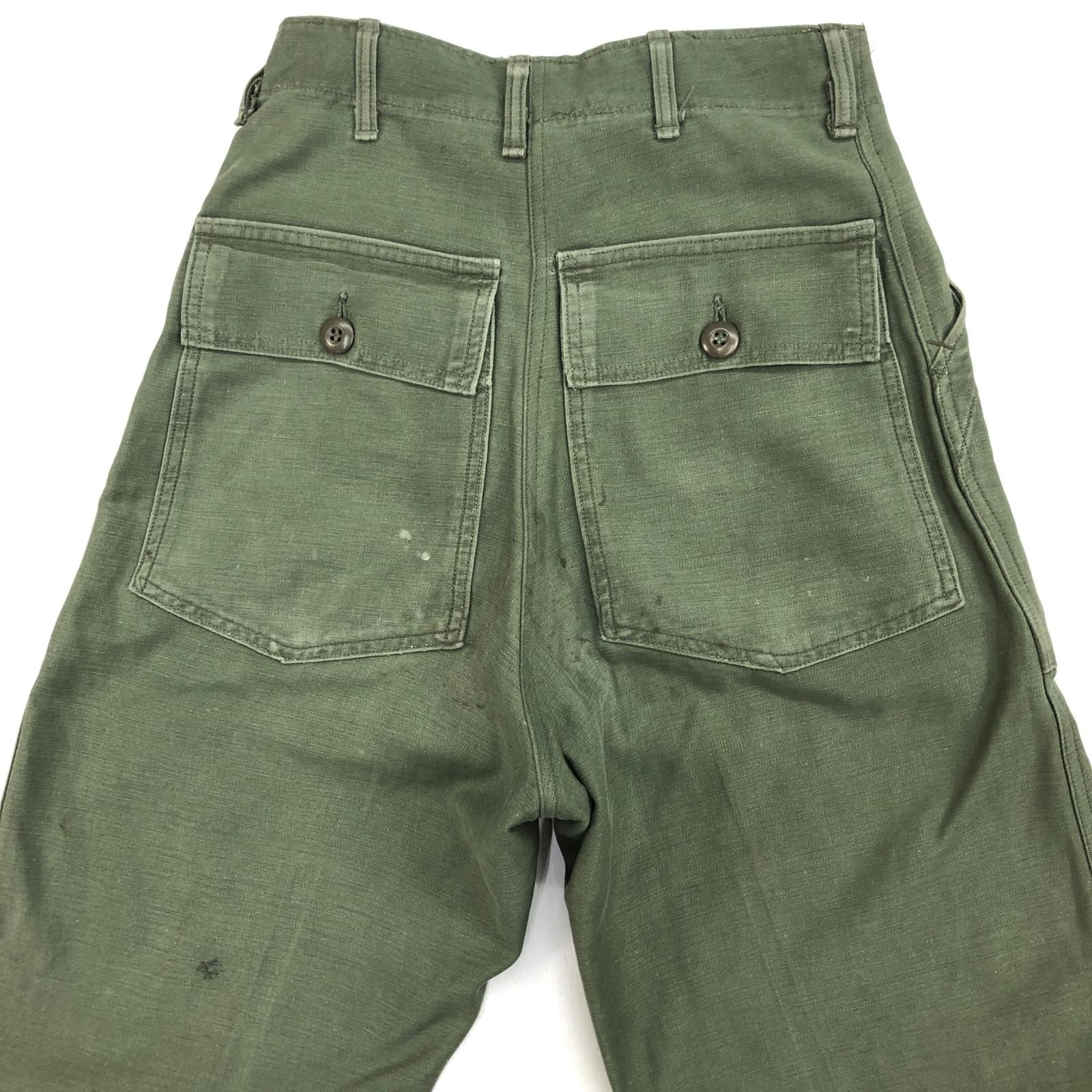 【NOS/大きめサイズ！】60s中期 US ARMY OG107ベイカーパンツ 60s U.S. ARMY OG-107 ベイカーパンツ アメリカ 米軍 実物