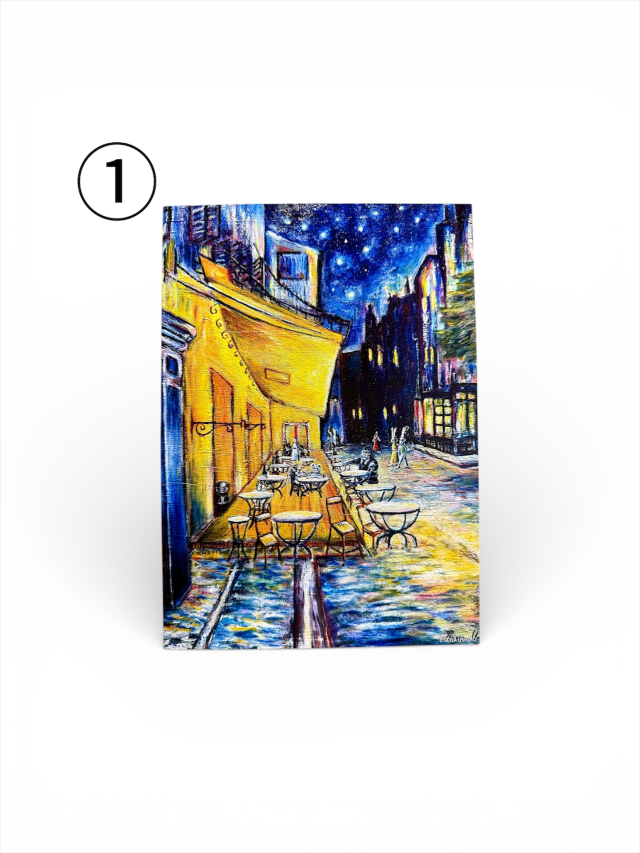 熊五郎のA4複製画【額付き】