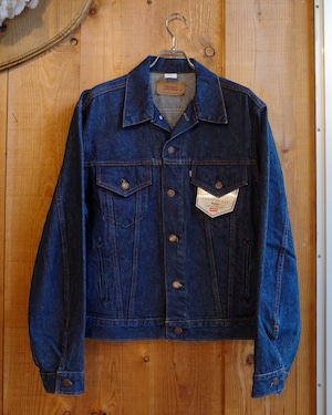 【未使用】80s Levis 70506 0216 Denim jacket size46 about XL made in CANADA dead stock ／ 80年代 リーバイス スペシャル ヴィンテージ デニム ジャケット Gジャン ビッグサイズ  サイズ46 実寸XL カナダ製 デッドストック フラッシャー付
