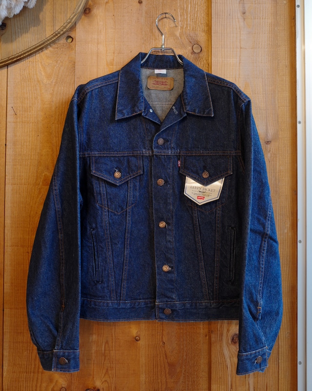 【未使用】80s Levis 70506 0216 Denim jacket size46 about XL made in CANADA dead stock ／ 80年代 リーバイス スペシャル ヴィンテージ デニム ジャケット Gジャン ビッグサイズ  サイズ46 実寸XL カナダ製 デッドストック フラッシャー付