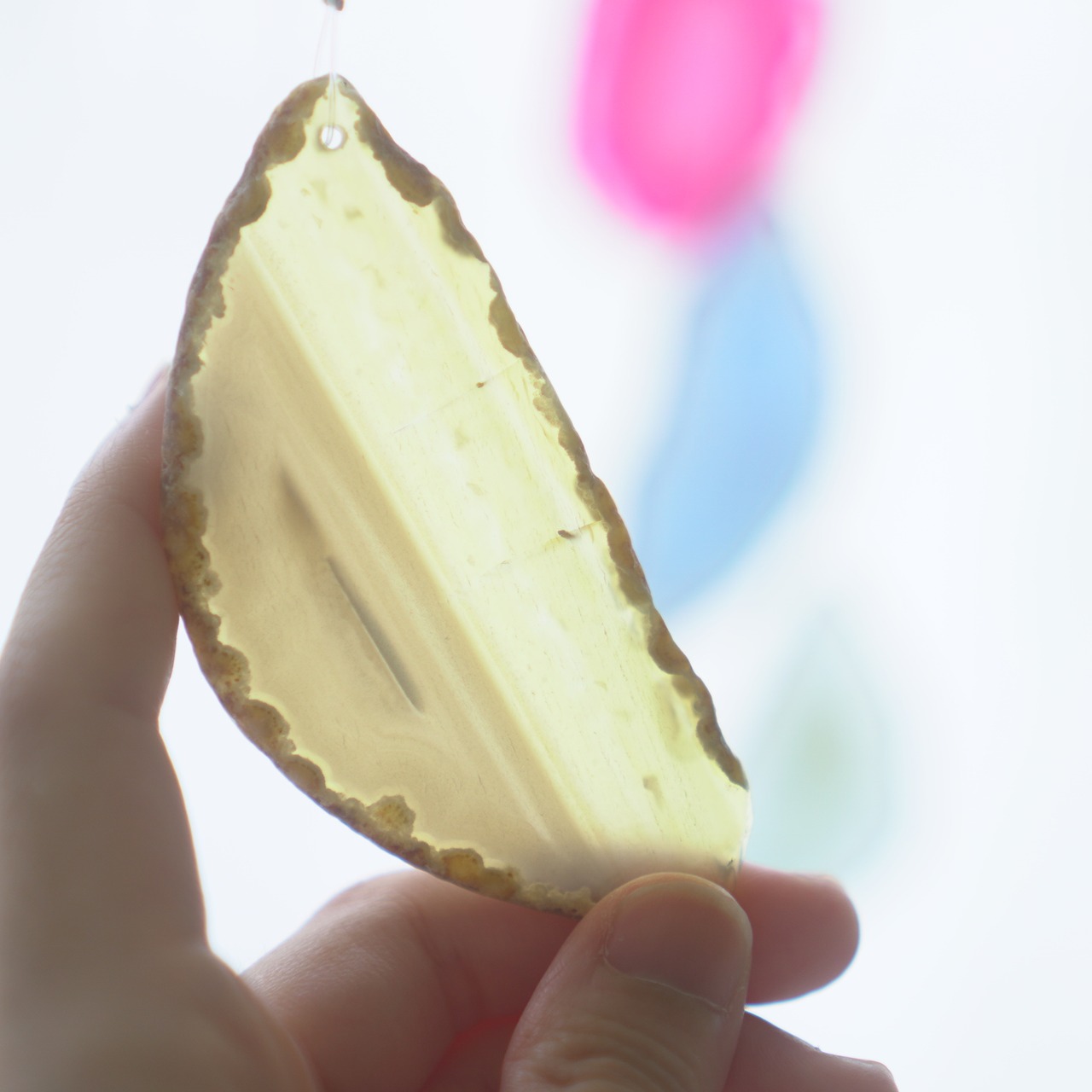 Monet's Garden - アゲートヒーリングチャイム / Agate Sun Catcher Wind Chime 015