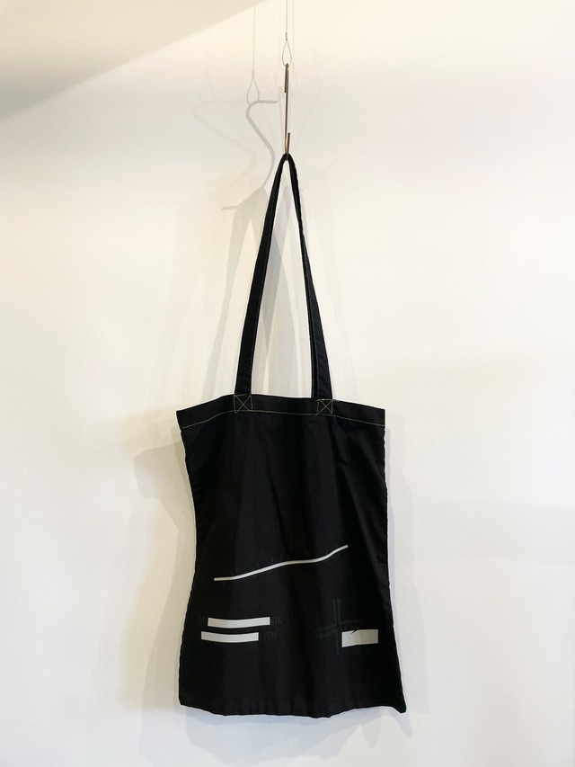 pre-fixanonymity novelty tote bag - complete black object dyed