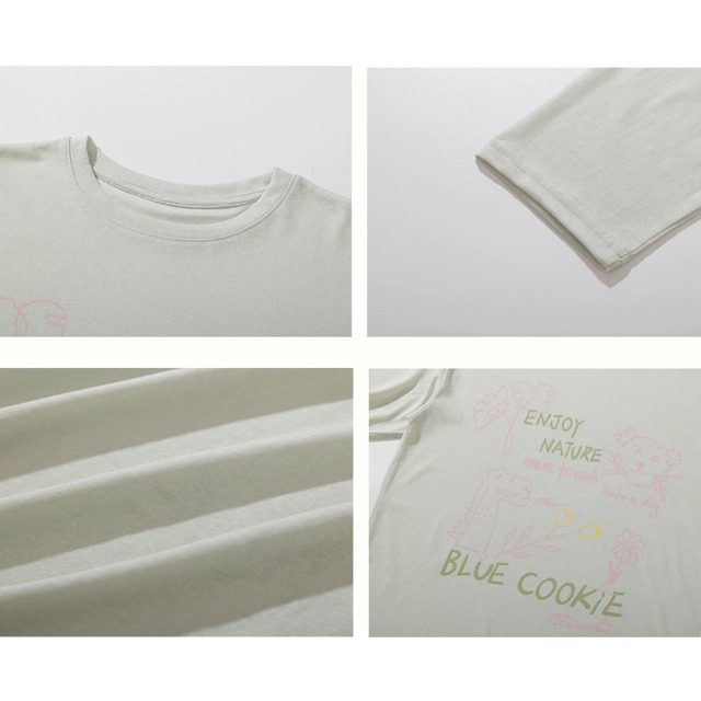 hand-drawn graphic long tee　ハンドドローインググラフィックロングティー　J2103