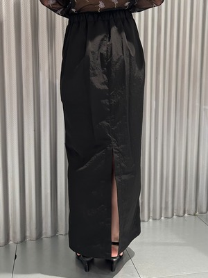 【26AW】Mame Kurogouchi マメ クロゴウチ / スカート / Nylon Typewriter Skirt