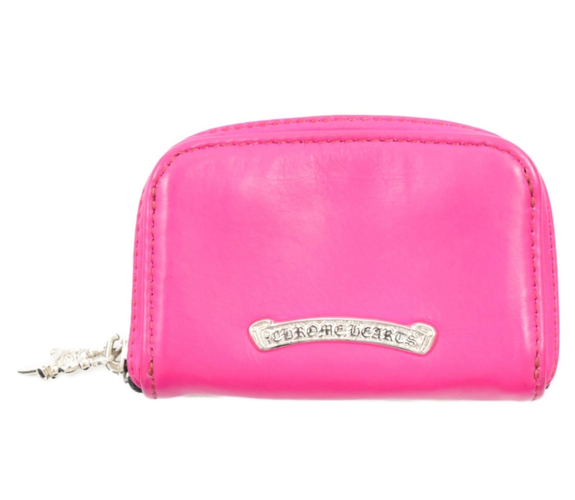 CHROME HEARTS クロムハーツ COIN CASE FUXIA コインケース ラウンドファスナー 小銭入れ
