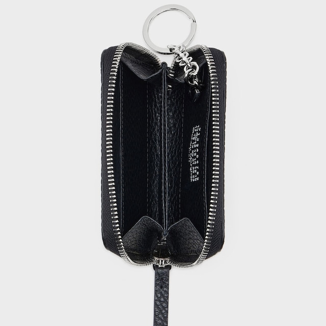 Maison Margiela【メゾン マルジェラ 】4ステッチ ジップアラウンドウォレット (SA1VX0025 BLACK ) .