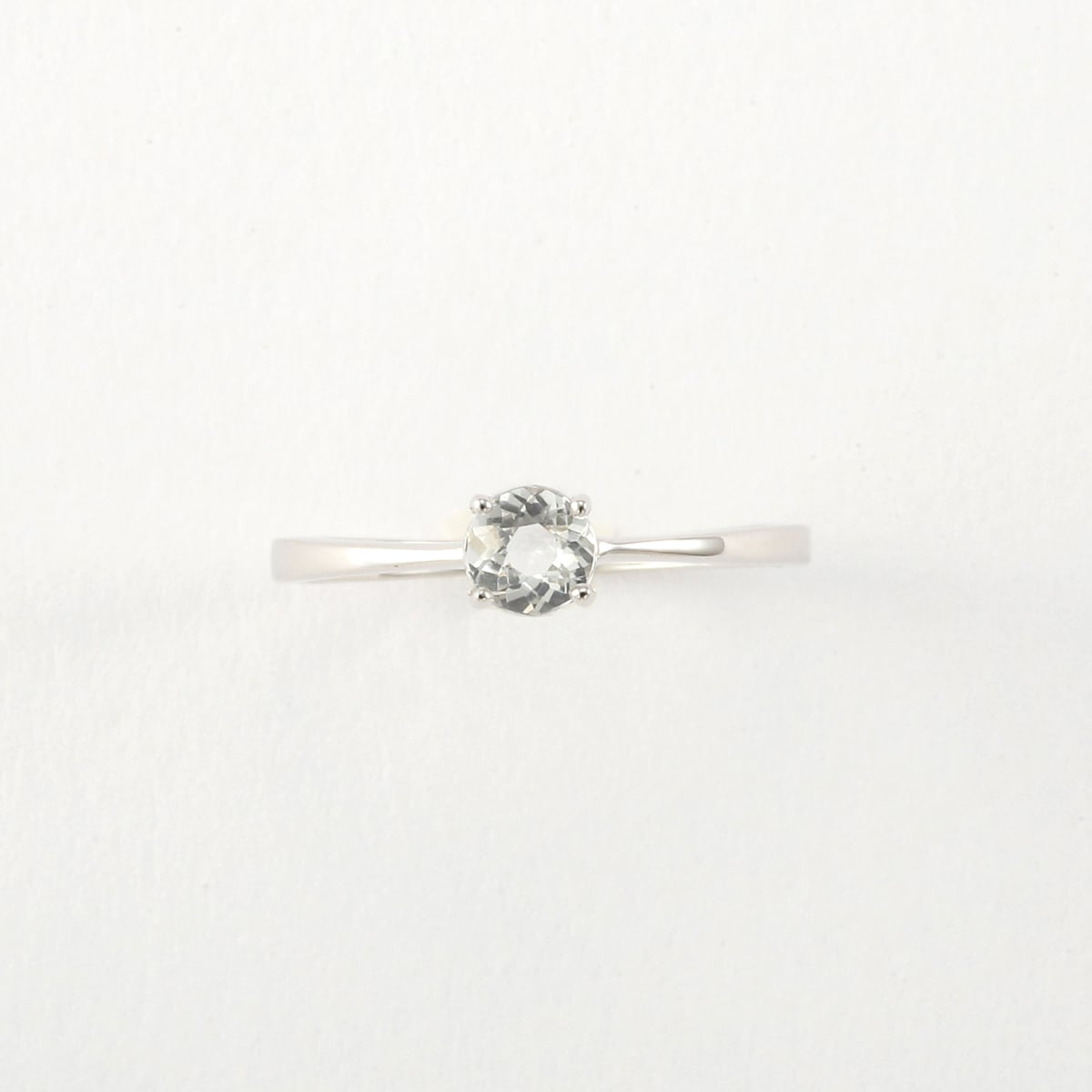 すぐ届く☆4℃ シルバー リング ホワイトトパーズ ギフトにも◎ ホワイトトパーズ シルバーリング | Sally's Jewelry サリーズ