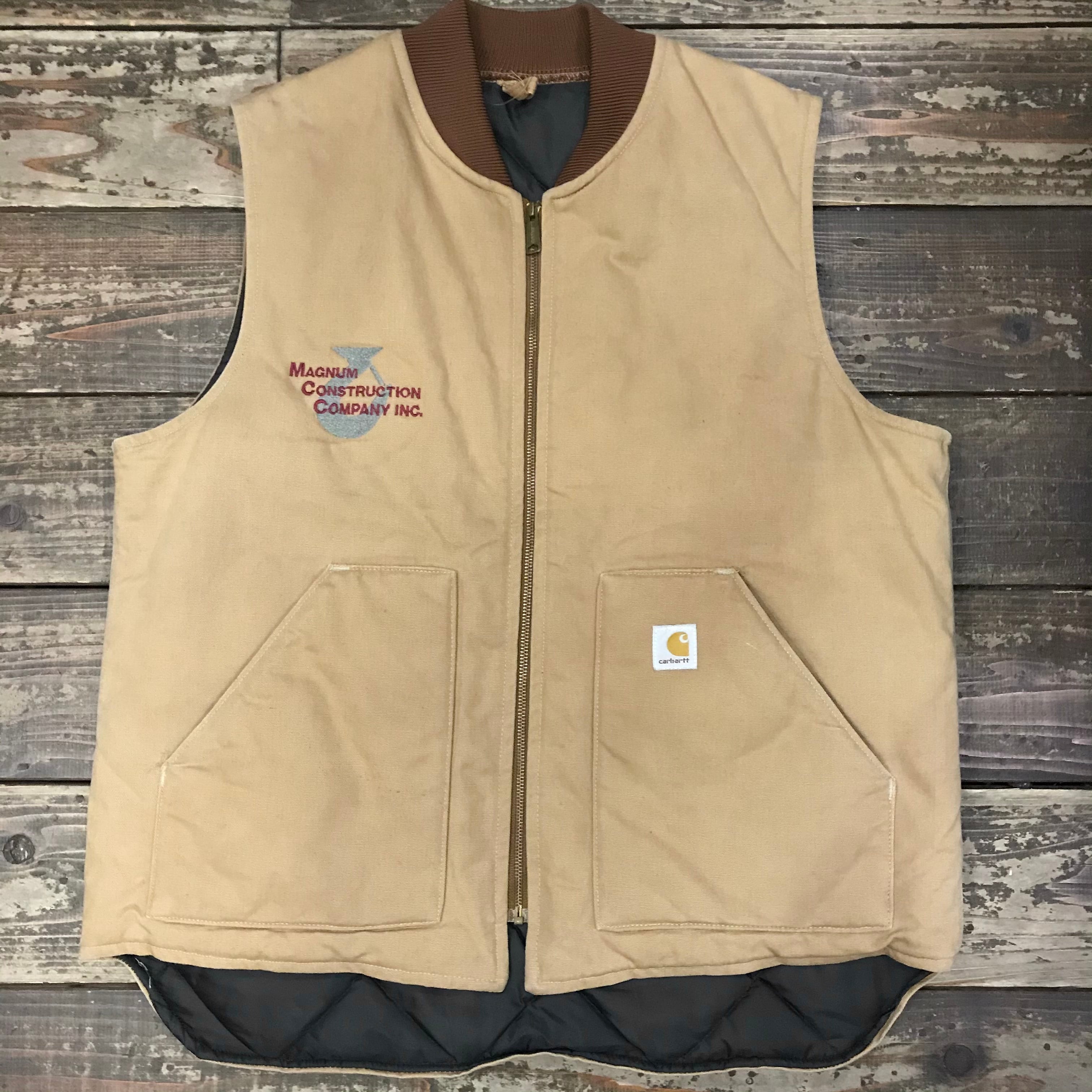 62)【carhartt】カーハート ダックベスト XL 古着 | 温古着新