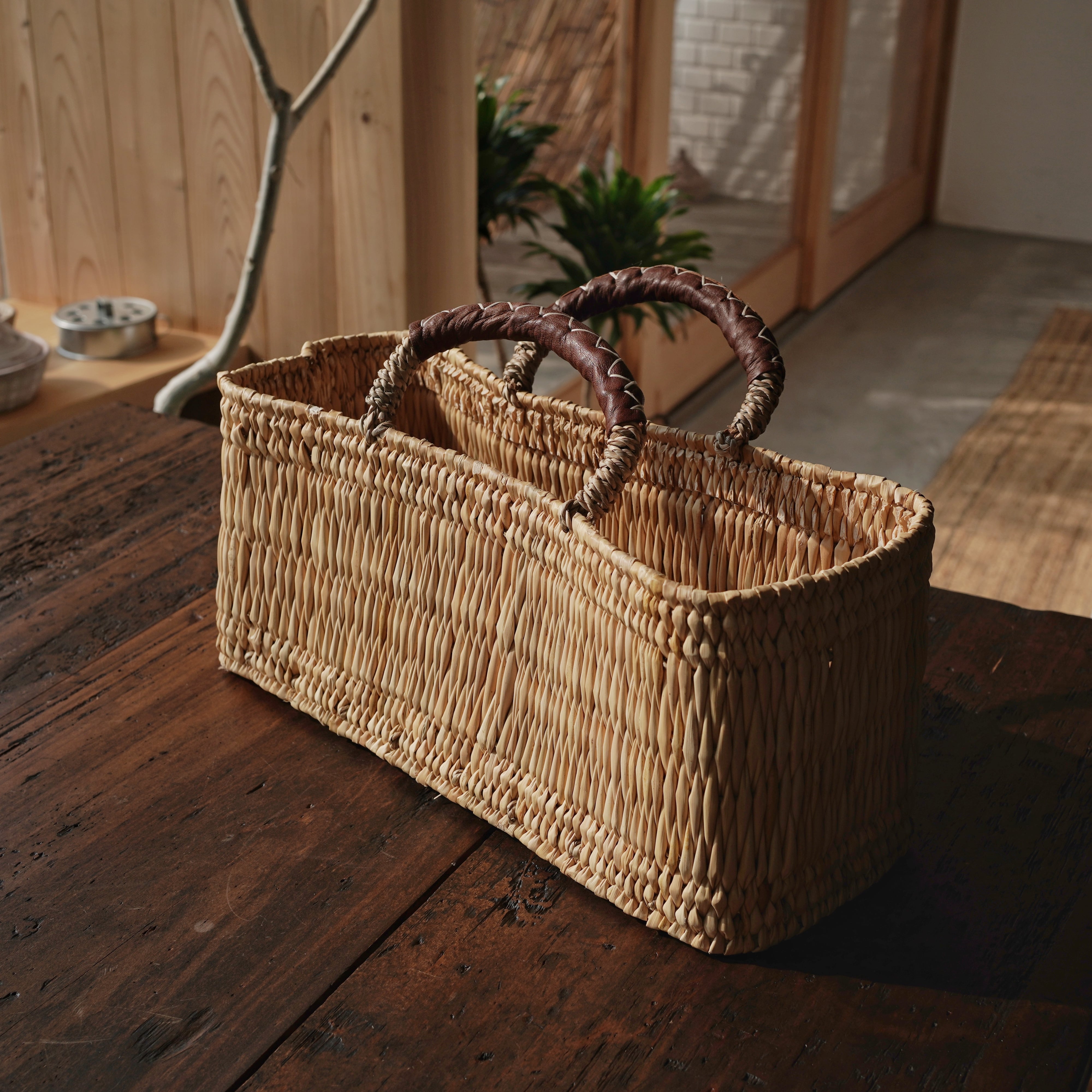 モロッコレクタングルバスケット