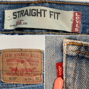 6581リーバイス 505 デニムパンツ ストレートパンツ 古着 W34