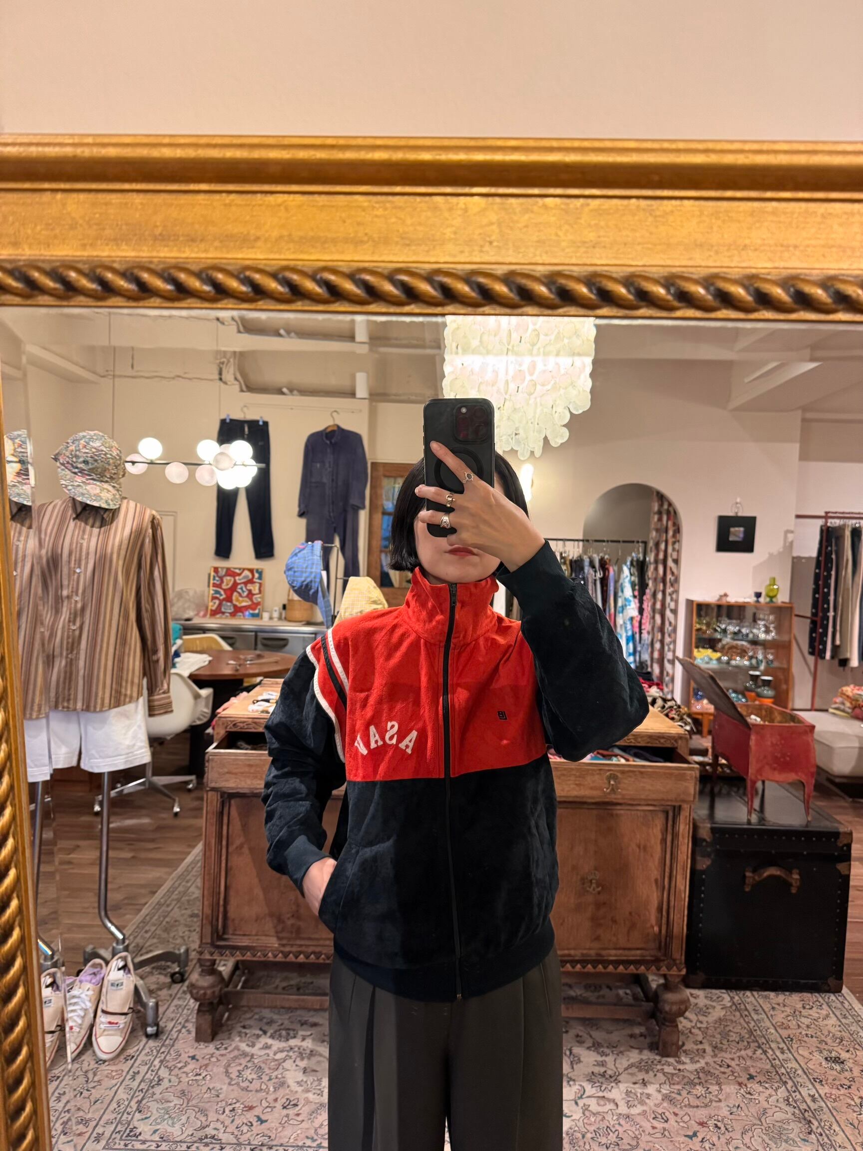 ご予約分】【Vintage】70s–80s French Velour Track Jacket 