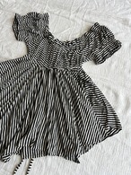 "00s Japanese Brand" Border Fril Tops