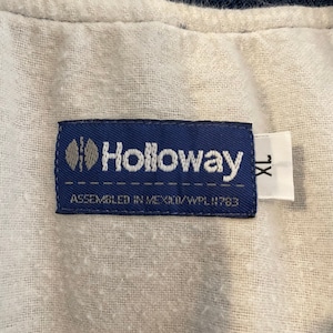 【Holloway】企業系 ナイロンスタジャン ワンポイント 刺繍ロゴ XL オーバーサイズ US古着