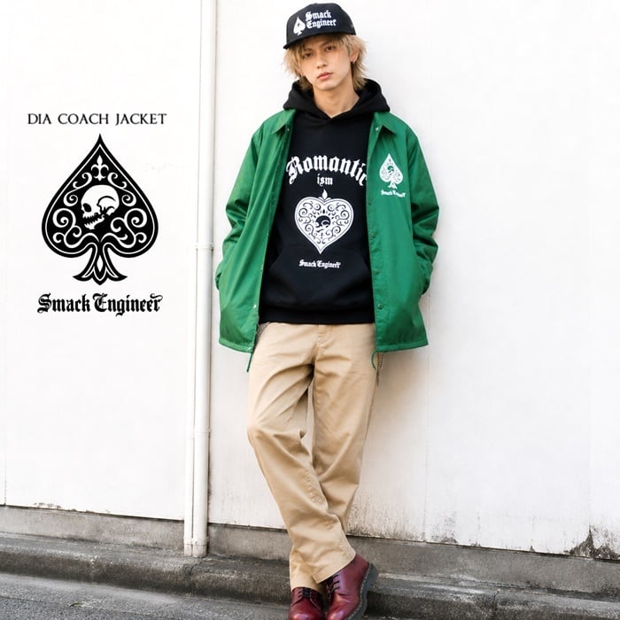 SMACK ENGINEER / スマックエンジニア「Rogia限定 DIA COACH JACKET