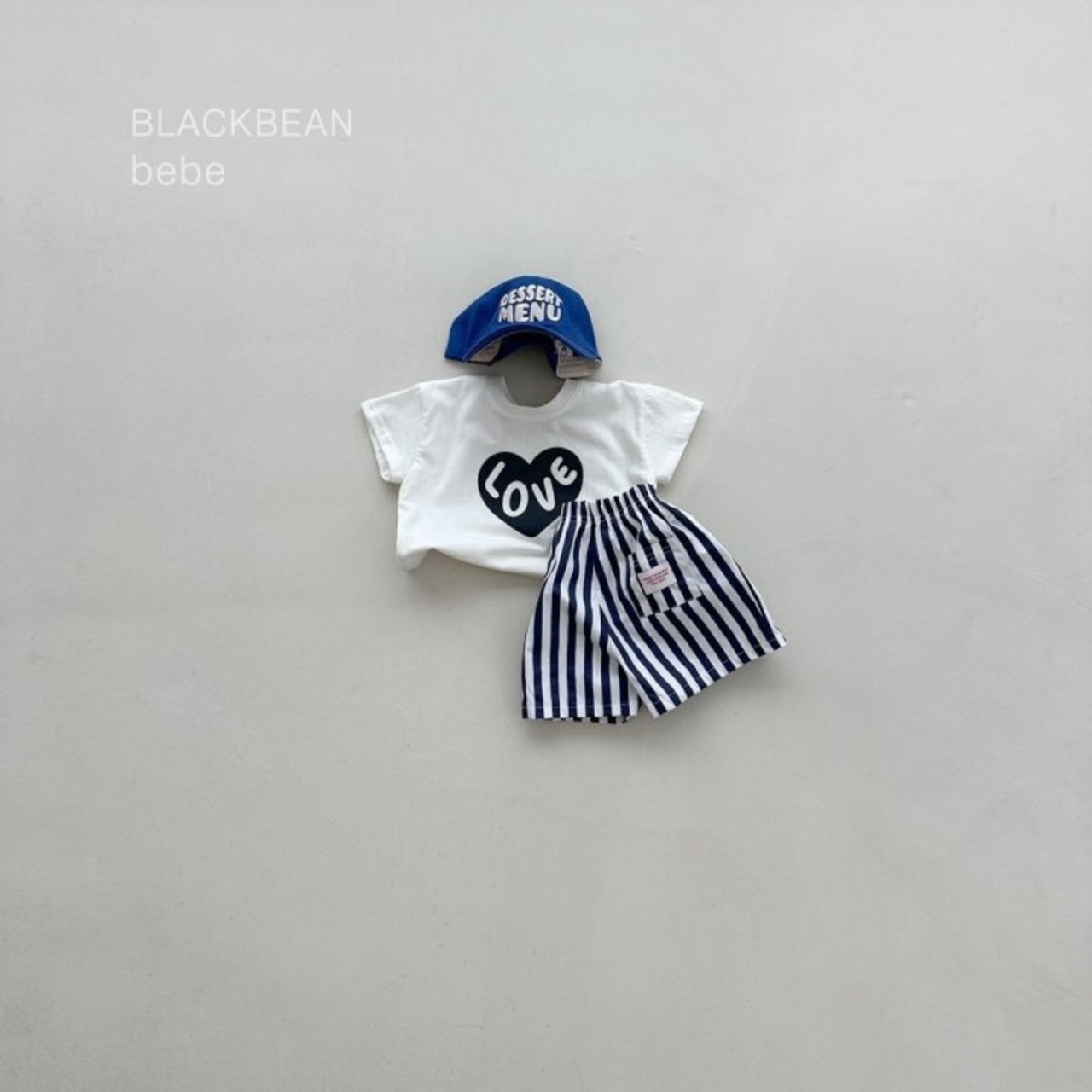 [BLACKBEAN] Heart Bebe Tee / [블랙빈] 하트베베티