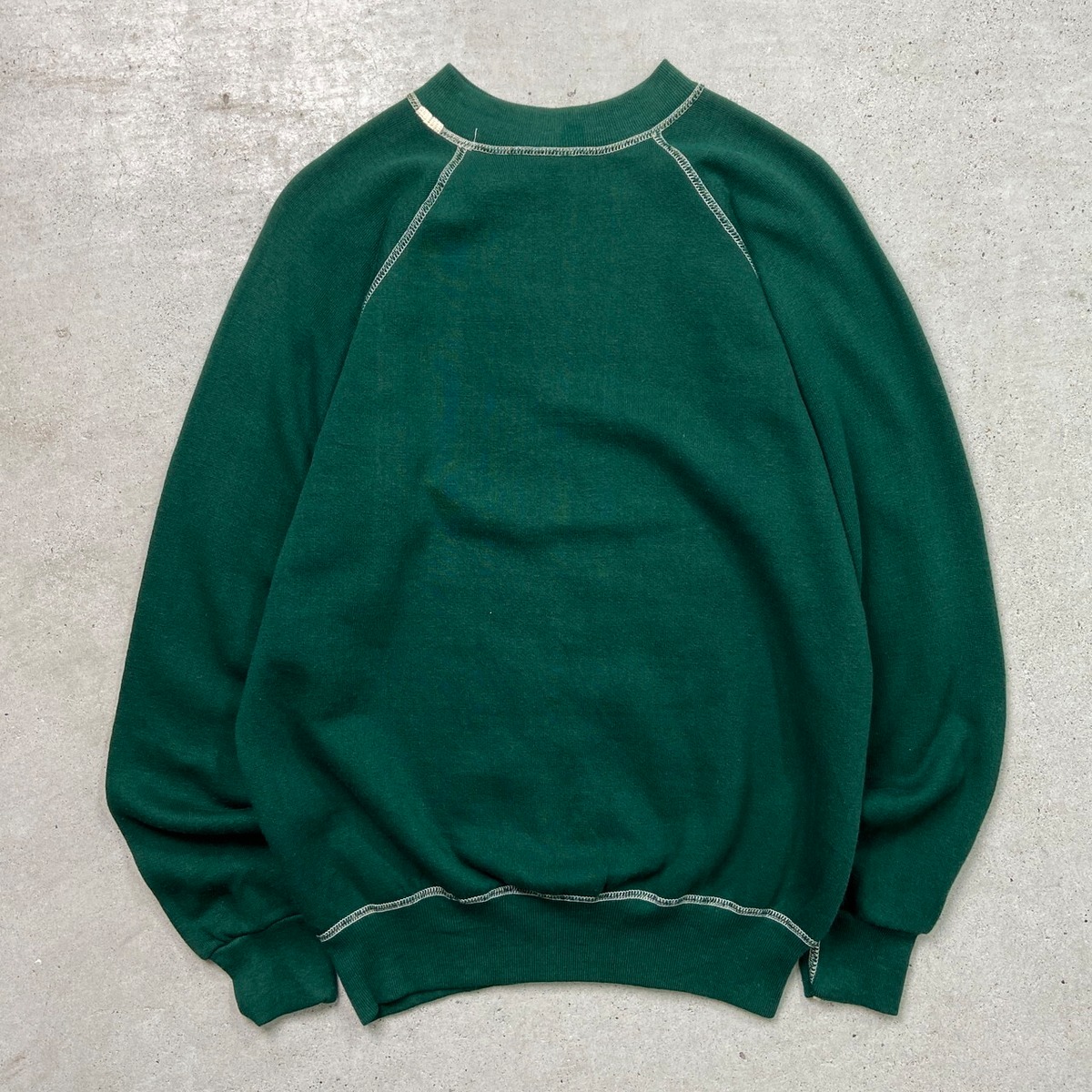 70年代 USA製 Casualwear ブランクスウェットシャツ ラグラン 